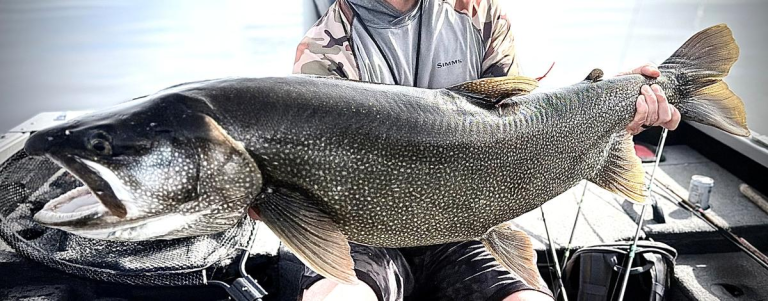 Angler Catches Massive Lake Trout – Record Holder Again